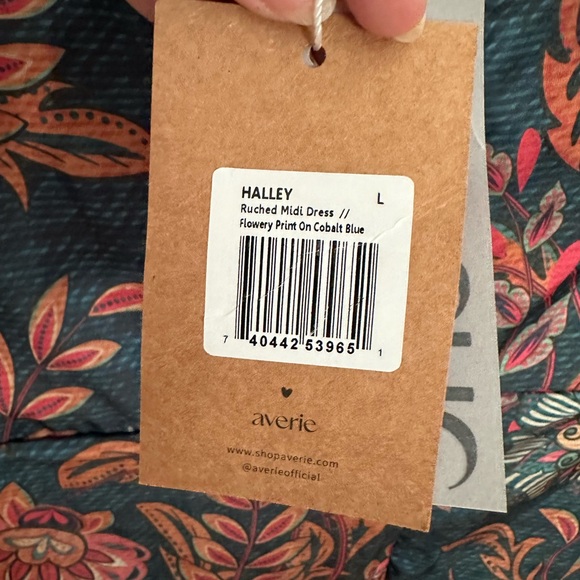 NWT Averie Ruched Draped Dress - Picture 6 of 7